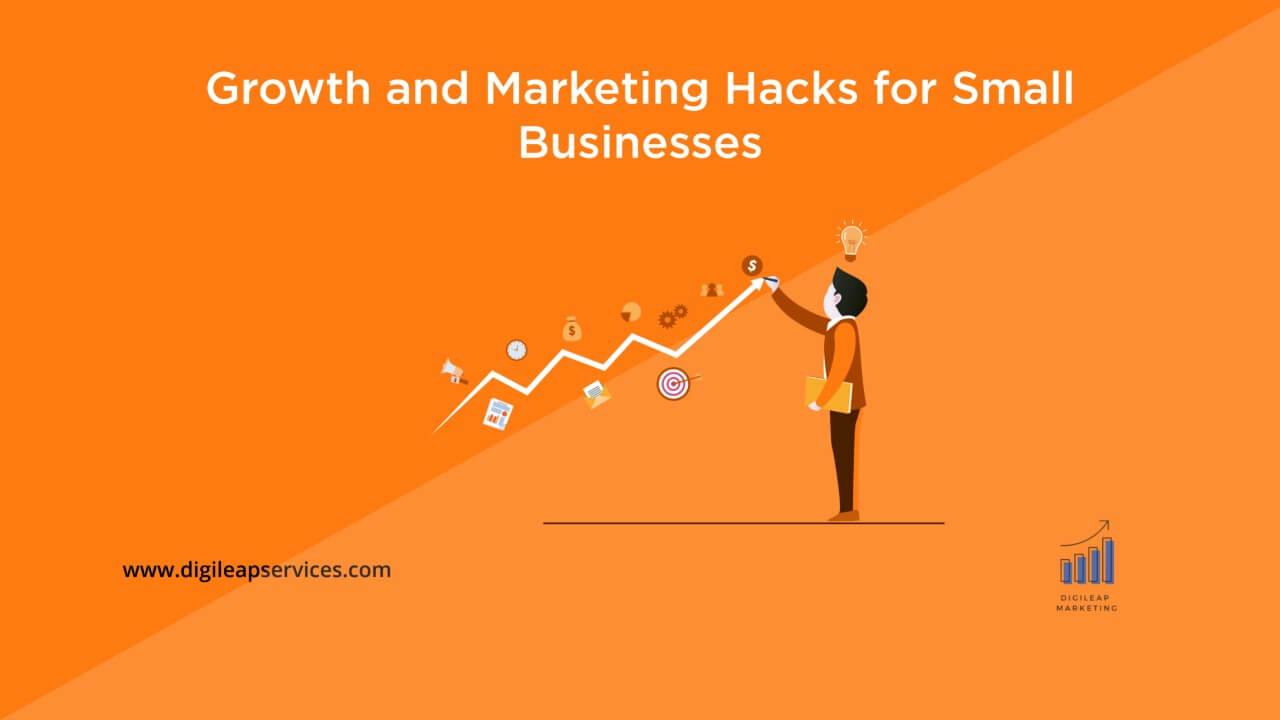 Digital marketing, Growth and marketing hacks for small businesses, small businesses, growth and marketing hacks