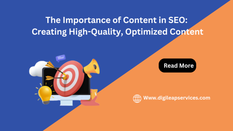 
  The Importance of Content in SEO: Creating High-Quality, Optimized Content